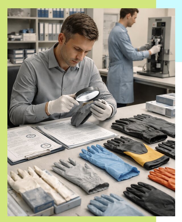 Сертификация перчаток и средств защиты продукции в Вичуге