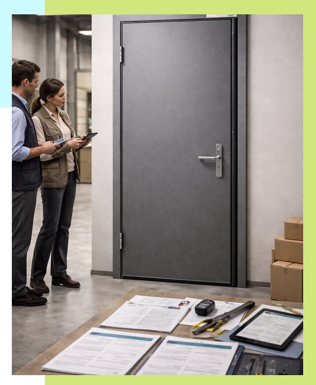 Сертификация противопожарных дверей в Вичуге от 9143 р. | Алешин-Вчг