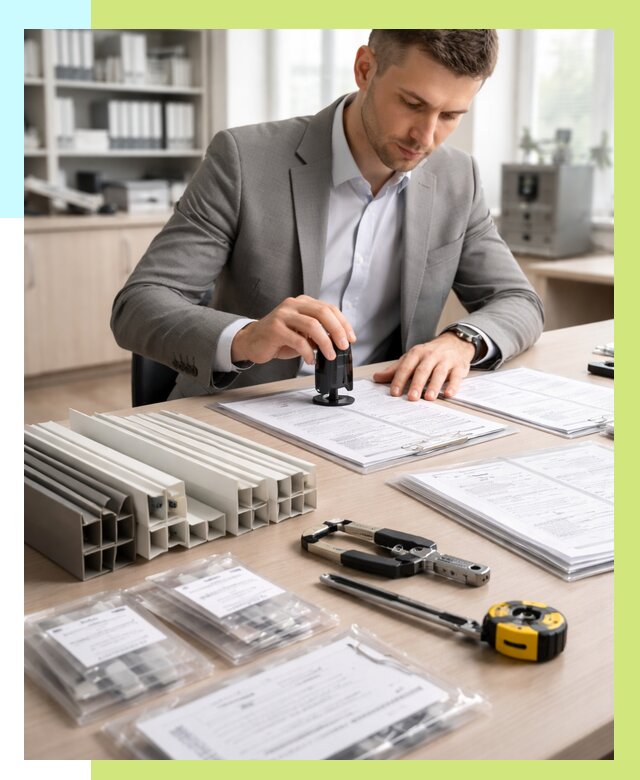 Сертификация ПВХ продукции в Вичуге от 8635 р., Алешин-Вчг