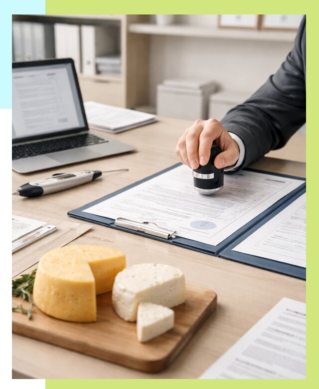 Сертификация сыров в Вичуге от 15239 р | Сертификат на сыр Алешин-Вчг