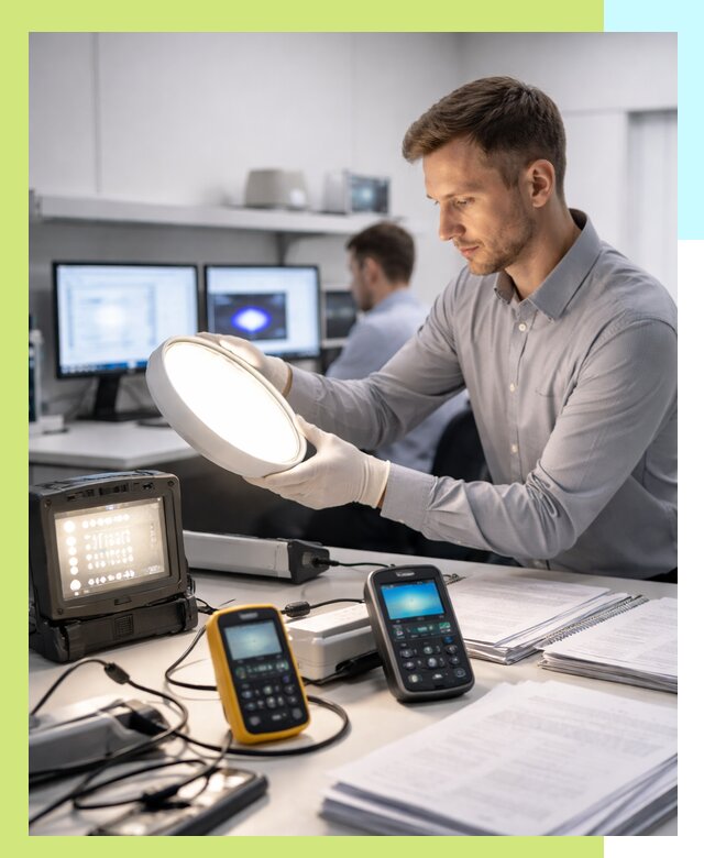 Сертификация светильников в Вичуге: испытания и оформление