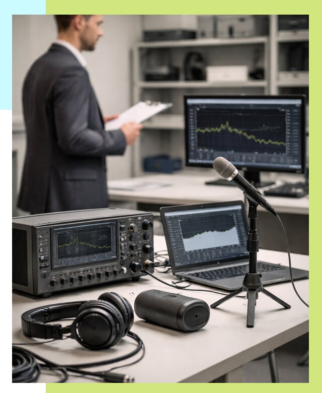 Сертификация аудиотехники в Вичуге от 15239 р., Алешин-Вчг