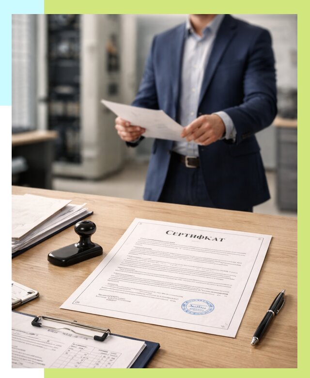 Сертификат на оборудование в Вичуге от 15239 р. | Алешин-Вчг