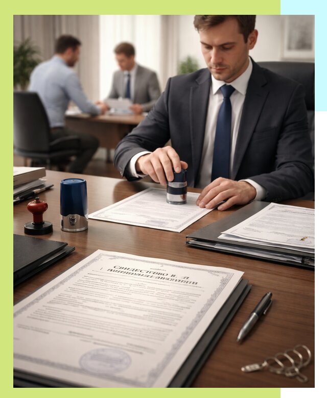 Оформление свидетельства о государственной регистрации в Вичуге