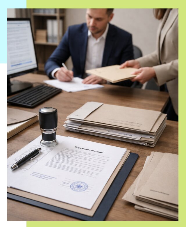 Отказное письмо для таможни в Вичуге от 3048 р, Алешин-Вчг