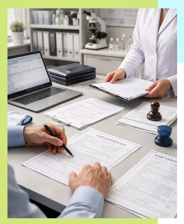 Оформление сертификата GMP в Вичуге для фармпроизводства