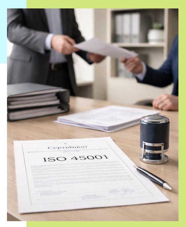 Сертификат ISO 45001 в Вичуге под ключ от 45716 р. | Алешин-Вчг