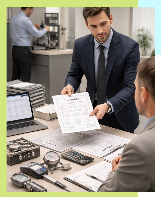 Выдача сертификата ISO 10012 по требованиям метрологии в Вичуге